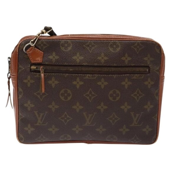 LOUIS VUITTON Monogram Pochette Sports Clutch Bag LV Auth - Picture 2 of 16